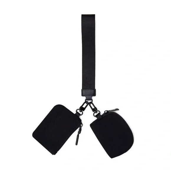 Black Accessory Pouches Wristlet | Brand New - Picture 1 of 5